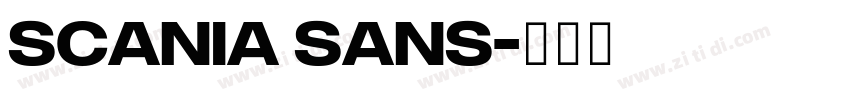 scania sans字体转换 scania sans字体转换